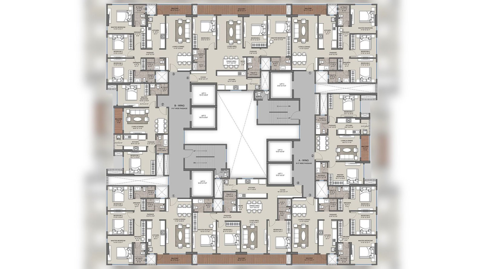 Antariksh-Alpha-Typical-Floor-Plan